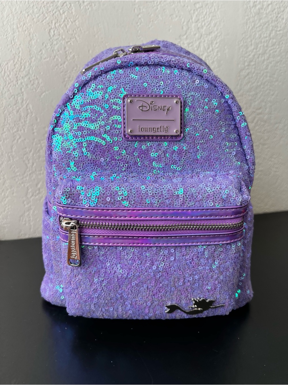 RARE Loungefly Disney Little Mermaid Ariel Sequin 30th Anniversary Backpack NWT